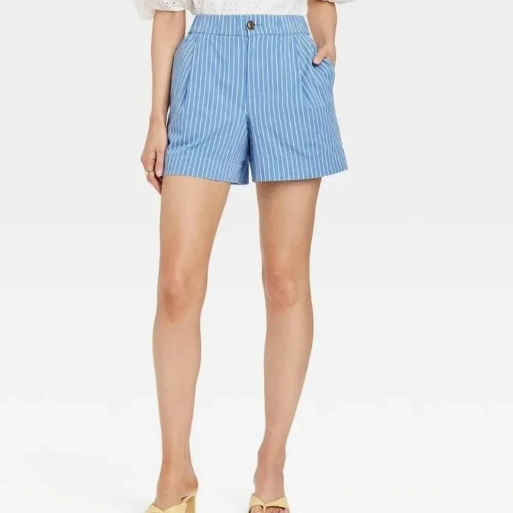 NWT A New Day Casual Poplin Pull On Shorts S
